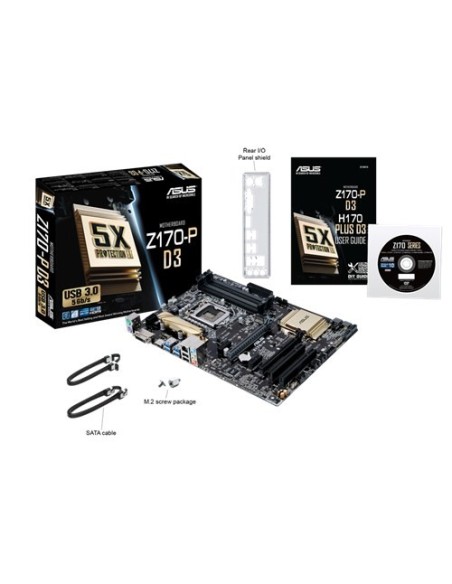 ASUS Z170-P D3 Intel® Z170 LGA 1151 (Presa H4) ATX