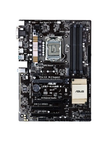 ASUS Z97-K USB 3.1 Intel® Z97 LGA 1150 (Presa H3) ATX