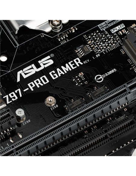 ASUS Z97-PRO GAMER Intel® Z97 LGA 1150 (Presa H3) ATX