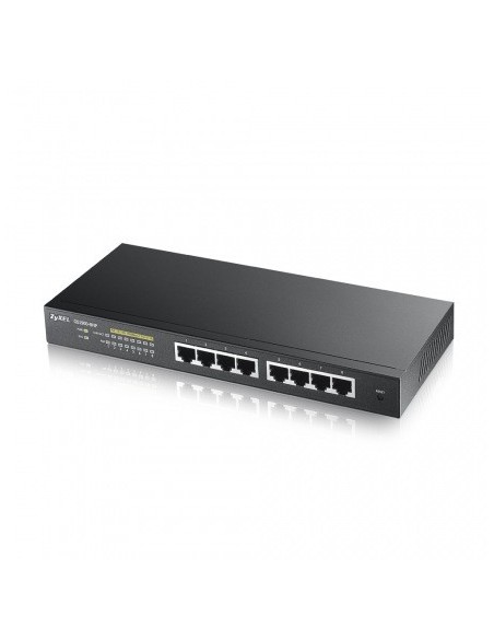 Zyxel GS1900-8HP Gestito L2 Gigabit Ethernet (10 100 1000) Supporto Power over Ethernet (PoE) Nero