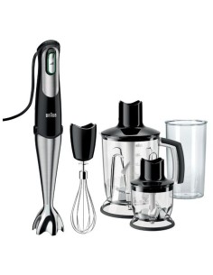 Braun MQ745 0,5 L Frullatore ad immersione 750 W Nero, Acciaio inossidabile
