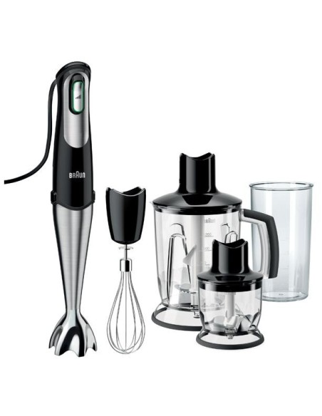 Braun MQ745 0,5 L Frullatore ad immersione 750 W Nero, Acciaio inossidabile