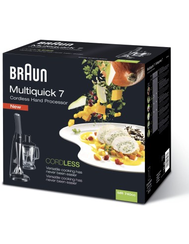 Braun MR 740cc 1 L Frullatore ad immersione 400 W Nero, Acciaio inossidabile