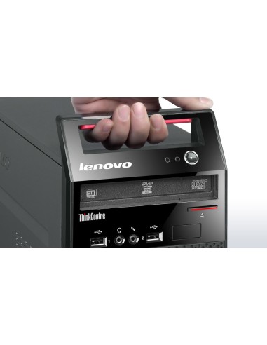 Lenovo ThinkCentre E73 DDR3-SDRAM G3220 Mini Tower Intel® Pentium® G 4 GB 500 GB HDD Windows 7 Professional PC Nero