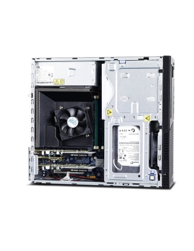 Lenovo ThinkCentre M93p DDR3-SDRAM i5-4590 SFF Intel® Core™ i5 4 GB 500 GB Hard Disk Ibrido Windows 7 Professional PC Nero