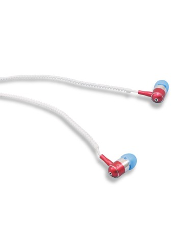 Conceptronic CZIPHEADPHRW cuffia e auricolare Cablato In-ear Musica e Chiamate Blu, Rosso, Bianco