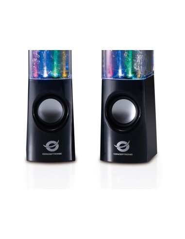 Conceptronic CLLDWASPKB altoparlante Nero Cablato 6 W