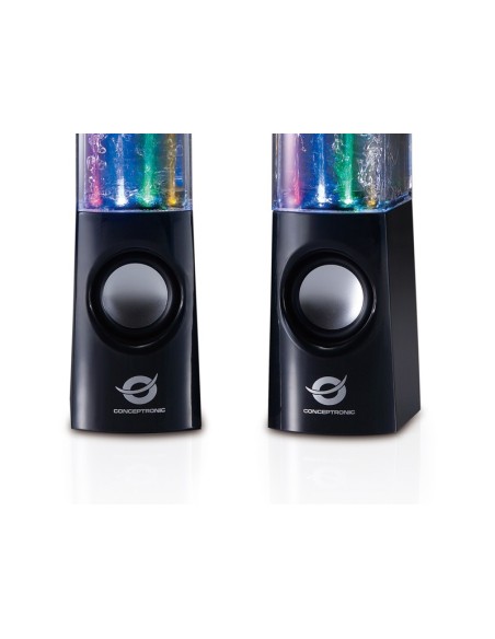 Conceptronic CLLDWASPKB altoparlante Nero Cablato 6 W