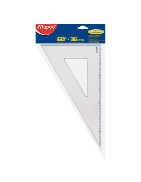 Maped 147348 squadra Plastica Trasparente