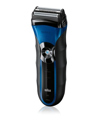 Braun Series 3 340s-4 Rasoio Trimmer Nero, Blu