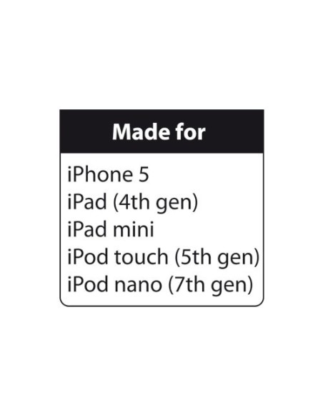 Trust 19170 cavo per cellulare Nero 1 m USB A Apple 30-pin