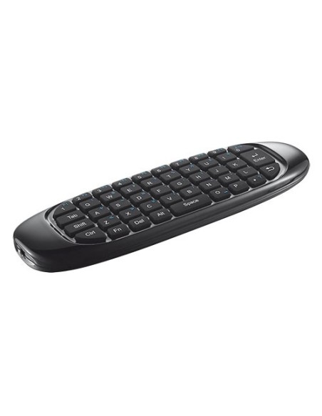 Trust Wireless Keyboard & Air Mouse for TV, PC, PS & Media Player tastiera RF Wireless QWERTY Nero