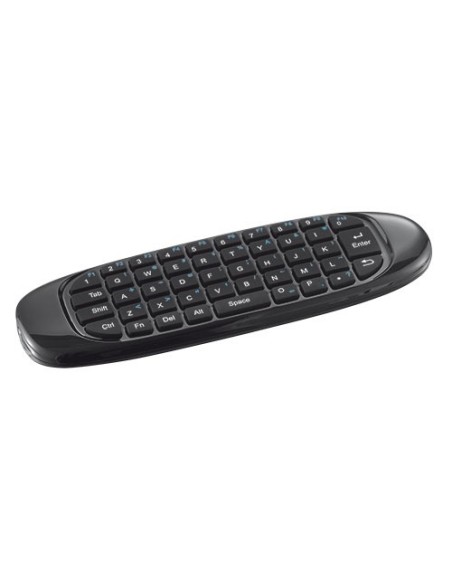 Trust Wireless Keyboard & Air Mouse for TV, PC, PS & Media Player tastiera RF Wireless QWERTY Nero
