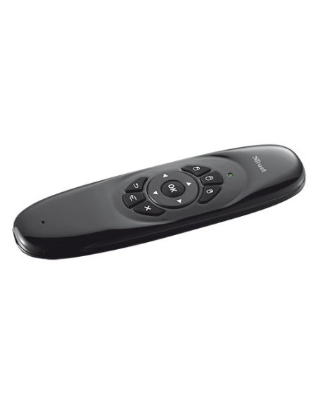Trust Wireless Keyboard & Air Mouse for TV, PC, PS & Media Player tastiera RF Wireless QWERTY Nero