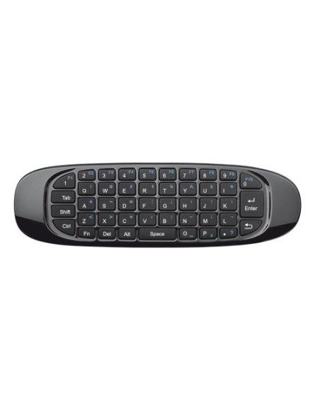 Trust Wireless Keyboard & Air Mouse for TV, PC, PS & Media Player tastiera RF Wireless QWERTY Nero