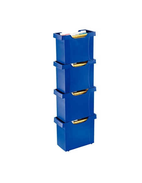 Leitz 19931035 scatola per la conservazione di documenti Polistirolo Blu