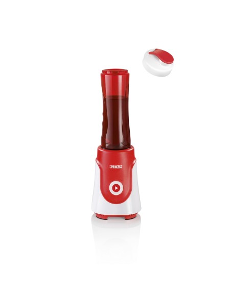 Princess 218000 Personal Blender Strawberry Red