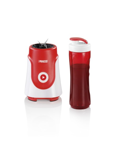 Princess 218000 Personal Blender Strawberry Red