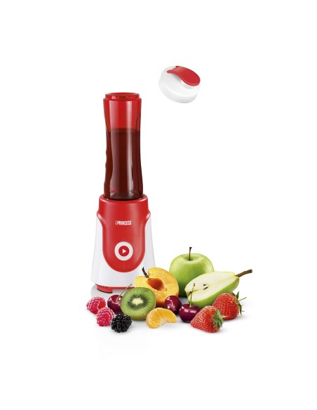 Princess 218000 Personal Blender Strawberry Red