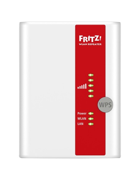 AVM FRITZ!WLAN Repeater 300E International Ripetitore di rete 1000 Mbit s Rosso, Bianco