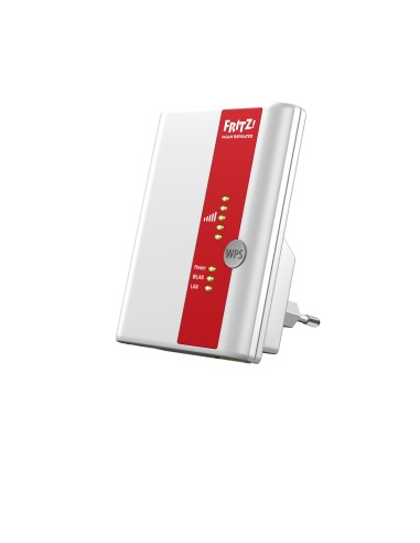 AVM FRITZ!WLAN Repeater 300E International Ripetitore di rete 1000 Mbit s Rosso, Bianco