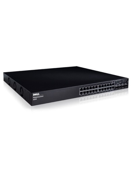 DELL PowerConnect 6224 Gestito L3 Gigabit Ethernet (10 100 1000) 1U Nero