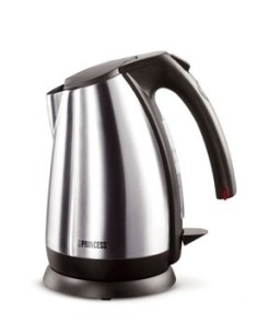 Princess 232347 bollitore elettrico 1,7 L 2200 W Nero, Argento