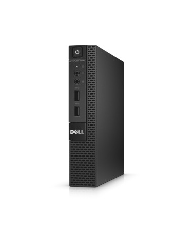 DELL OptiPlex 3020 Micro DDR3-SDRAM G3240T USFF Intel® Pentium® G 4 GB 500 GB HDD Windows 7 Professional Mini PC Nero