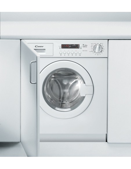 Candy CDB 475DN-S lavasciuga Da incasso Caricamento frontale Bianco