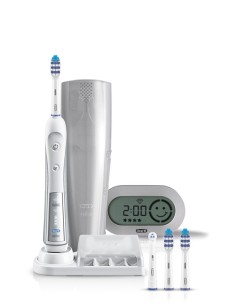 Oral-B TriZone 5500 Adulto Argento, Bianco