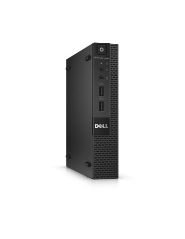 DELL OptiPlex 3020 DDR3-SDRAM i5-4590T USFF Intel® Core™ i5 8 GB 500 GB HDD Windows 7 Professional Mini PC Nero
