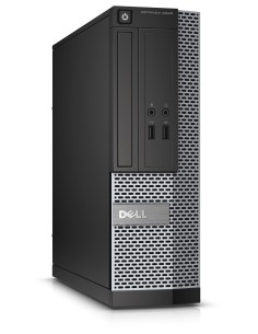 DELL OptiPlex 3020 DDR3-SDRAM G3240 SFF Intel® Pentium® G 4 GB 500 GB HDD Windows 7 Professional PC Nero, Argento