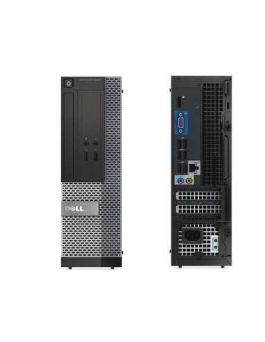 DELL OptiPlex 3020 DDR3-SDRAM G3240 SFF Intel® Pentium® G 4 GB 500 GB HDD Windows 7 Professional PC Nero, Argento