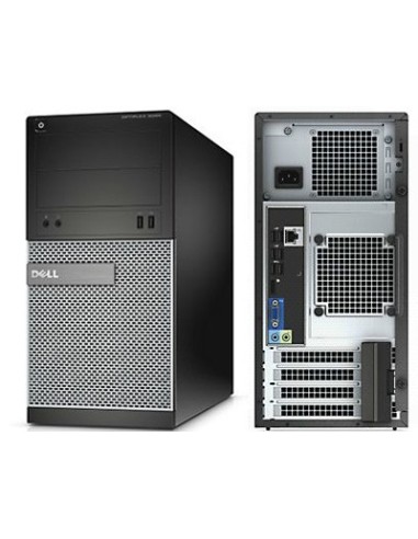 DELL OptiPlex 3020 DDR3-SDRAM i3-4150 Mini Tower Intel® Core™ i3 8 GB 500 GB HDD Windows 7 Professional PC Nero, Argento