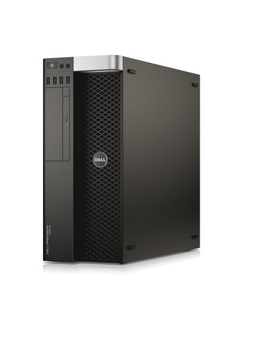 DELL Precision T3610 DDR3-SDRAM E5-1620V2 Midi Tower Famiglia Intel® Xeon® E5 8 GB 500 GB HDD Windows 7 Professional PC Nero