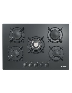 Candy PV 750 SN piano cottura Nero Da incasso Gas 5 Fornello(i)