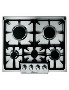 Candy PGF 640 1 SX Acciaio inossidabile Da incasso Gas 4 Fornello(i)