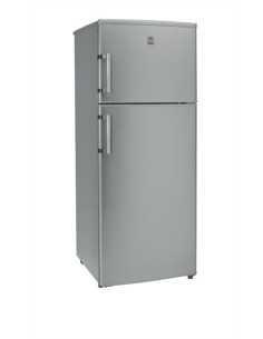 Hoover HDP 2564 frigorifero con congelatore Libera installazione Alluminio