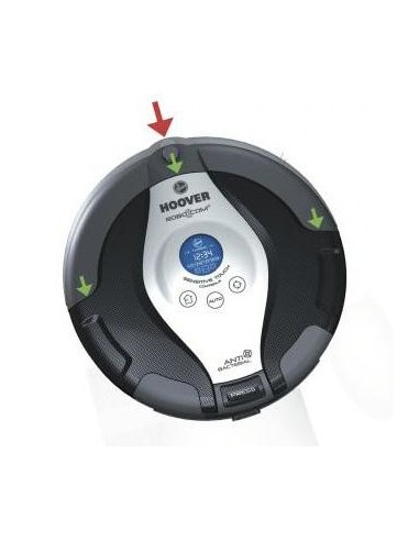Hoover RBC 011 aspirapolvere robot Nero