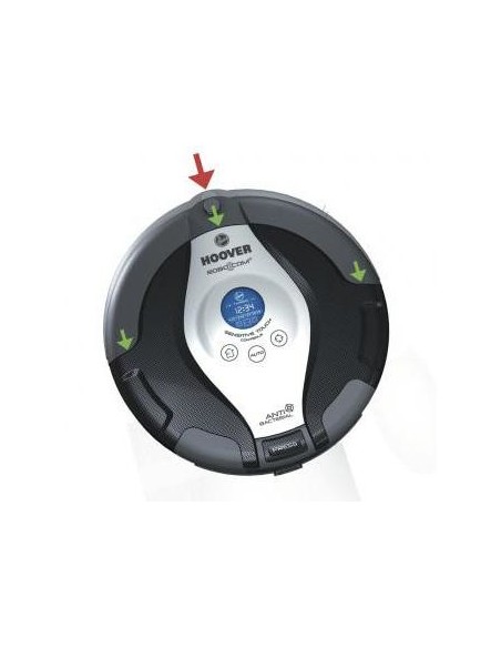 Hoover RBC 011 aspirapolvere robot Nero