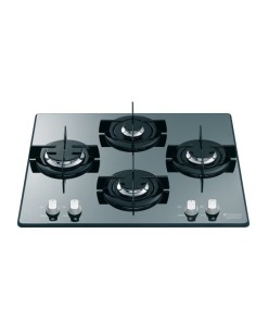 Hotpoint TD 640 S (ICE) IX HA piano cottura Grigio Da incasso Gas 4 Fornello(i)