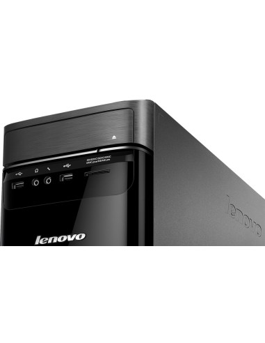 Lenovo Essential H520e DDR3-SDRAM i3-3240T Mini Tower Intel® Core™ i3 4 GB 500 GB HDD Windows 8 PC Nero
