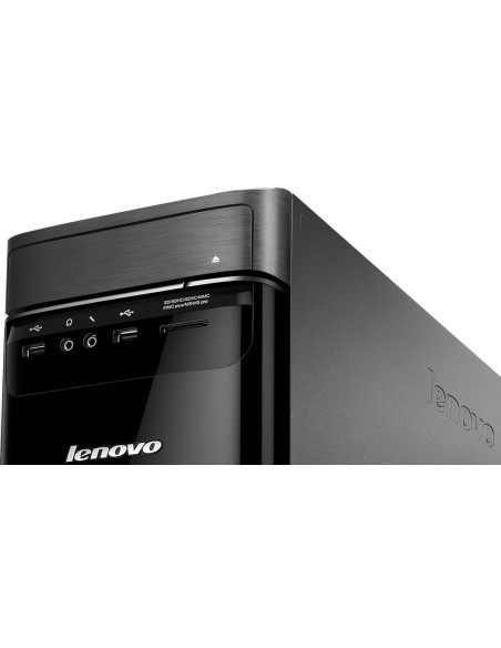 Lenovo Essential H520e DDR3-SDRAM i3-3240T Mini Tower Intel® Core™ i3 4 GB 500 GB HDD Windows 8 PC Nero