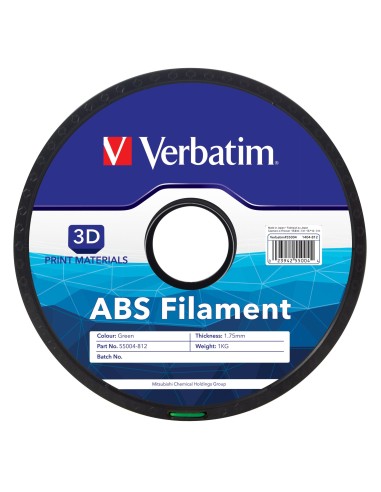 Verbatim 55004 materiale di stampa 3D ABS Verde 1 kg