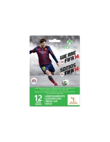 Microsoft Xbox 360 LIVE 12+1m Gold Subscription