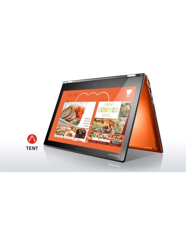 Lenovo IdeaPad Yoga 2 Pro Ibrido (2 in 1) 33,8 cm (13.3") Full HD Intel® Core™ i5 8 GB DDR3L-SDRAM 128 GB SSD Windows 8.1 Nero,