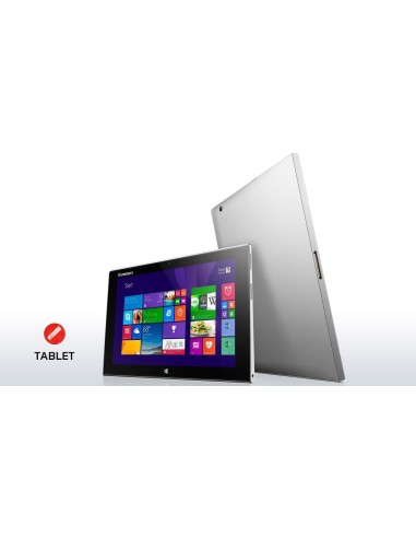 Lenovo Miix 2 10 64 GB 25,6 cm (10.1") Intel Atom® 2 GB Wi-Fi 4 (802.11n) Windows 8.1 Argento
