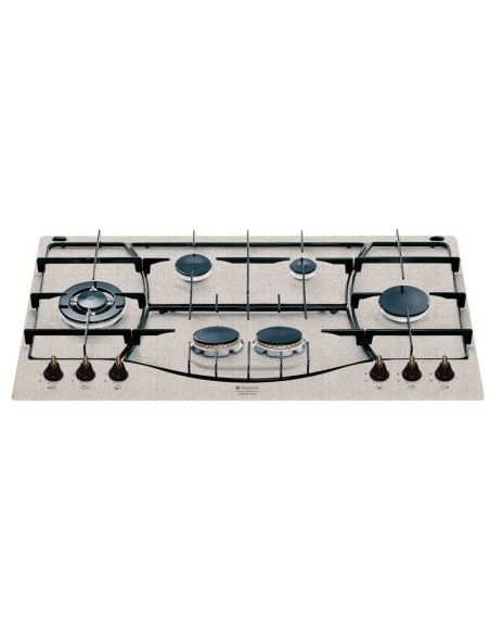 Hotpoint PH 960MST (AV) R HA piano cottura Avena Da incasso Gas 6 Fornello(i)