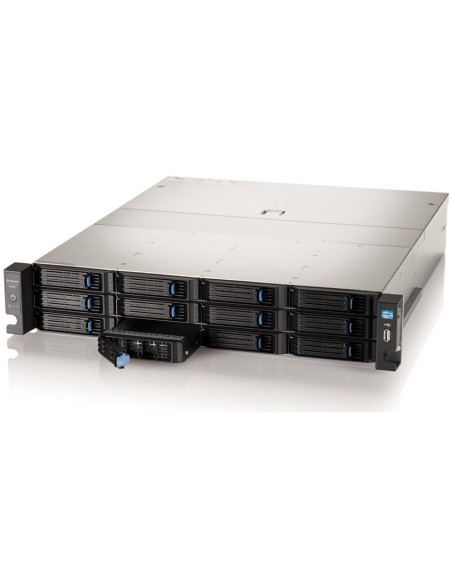 Lenovo TotalStorage Series EMC PX12-400R Server di archiviazione Armadio (2U) Collegamento ethernet LAN Nero, Grigio i3-3220
