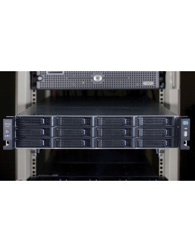 Lenovo TotalStorage Series EMC PX12-450R Server di archiviazione Armadio (2U) Collegamento ethernet LAN Nero, Grigio E3-1265LV2